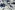 Tricot stof - fantasie bloemen - ecru/blauw - JT139