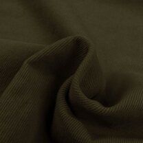 -Ribcord stof - stretch - legergroen - 0340-215 - Ribcord stof - stretch - legergroen - 0340-215
