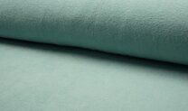 -Fleece stof - katoen dusty - mint - 0233-022 - Fleece stof - katoen dusty - mint - 0233-022