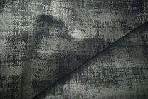-Polyester stof - Interieur- en gordijnstof fluweelachtig patroon - donkergrijs - 340066-E7-X - Polyester stof - Interieur- en gordijnstof fluweelachtig patroon - donkergrijs - 340066-E7-X