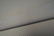-Stretch stof - blokjes - oker - 17550-570 - Stretch stof - blokjes - oker - 17550-570