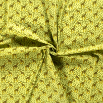 -Katoen stof - giraffe dierenprint - appelgroen - 15803-023 - Katoen stof - giraffe dierenprint - appelgroen - 15803-023