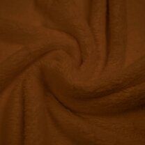 -Bont stof - Cotton teddy - caramel/bruin - 0856-098 - Bont stof - Cotton teddy - caramel/bruin - 0856-098