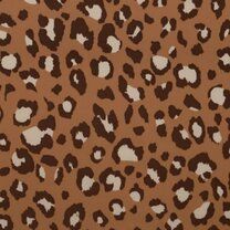 -Polyester stof - Travel panterprint - beige - 17508-098 - Polyester stof - Travel panterprint - beige - 17508-098