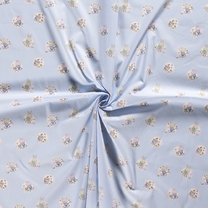 -Katoen stof - dieren - babyblauw - 15783-002 - Katoen stof - dieren - babyblauw - 15783-002