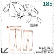 -Abacadabra patroon 185: blouse, broek - Abacadabra patroon 185: blouse, broek