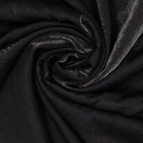 -Viscose stof - shiny satin look - zwart - 420069-15 - Viscose stof - shiny satin look - zwart - 420069-15