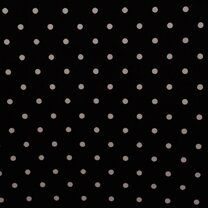 -Polyester stof - Travel polka dot - zwart - 17507-999 - Polyester stof - Travel polka dot - zwart - 17507-999