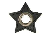 -Nestels op Zwart skai-leer ster 8mm 62871-08-ASI - Nestels op Zwart skai-leer ster 8mm 62871-08-ASI