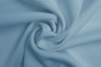 -Katoen stof - tricot fijne wafel - lichtblauw - 0921-635 - Katoen stof - tricot fijne wafel - lichtblauw - 0921-635