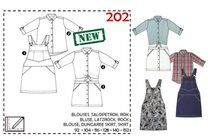 -Abacadabra patroon 202 blouse/salopetterok/rok - Abacadabra patroon 202 blouse/salopetterok/rok
