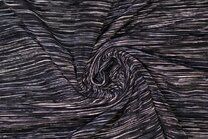 -Polyester stof - plisse printed - zwart - 417025-73 - Polyester stof - plisse printed - zwart - 417025-73