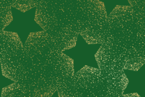 -Katoen stof - kerst katoen sterren - groen goud - 18737-025 - Katoen stof - kerst katoen sterren - groen goud - 18737-025