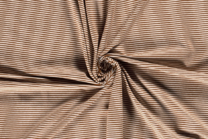 -Tricot stof - gestreept - bruin - 18489-053 - Tricot stof - gestreept - bruin - 18489-053
