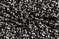 -Tricot stof - bedrukt abstract - zwart - 18214-069 - Tricot stof - bedrukt abstract - zwart - 18214-069