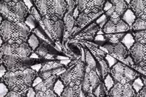 -Tricot stof - bedrukt slangenprint - zwart - 19249-069 - Tricot stof - bedrukt slangenprint - zwart - 19249-069