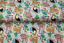 -Tricot stof - digitaal dieren - multi - 21246 - Tricot stof - digitaal dieren - multi - 21246