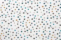 -Tricot stof - doodle dots - offwhite - K10215-510 - Tricot stof - doodle dots - offwhite - K10215-510