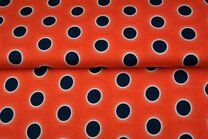 -Tricot stof - fantasie cirkels - rood - 21644-11 - Tricot stof - fantasie cirkels - rood - 21644-11