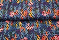 -Tricot stof - digitaal fantasie stippen - blauw - 21269-15 - Tricot stof - digitaal fantasie stippen - blauw - 21269-15
