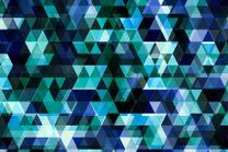 -Softshell stof - digitaal abstract - blauw - K65004-980 - Softshell stof - digitaal abstract - blauw - K65004-980