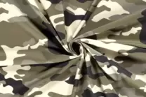 -Tricot stof - sportswear - digitaal camouflage - kaki groen - 20253-027 - Tricot stof - sportswear - digitaal camouflage - kaki groen - 20253-027