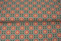 -Tricot stof - abstract - groen - 22623-10 - Tricot stof - abstract - groen - 22623-10