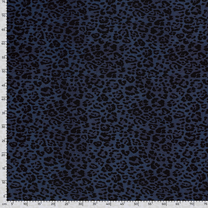 Viscose stof - panterprint - indigo - 20150-006 - Viscose stof - panterprint - indigo - 20150-006