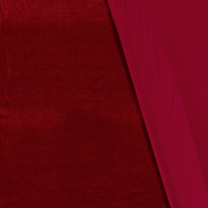 Tricot stof - Fluweel rekbaar warm - rood - 3348-016 - Tricot stof - Fluweel rekbaar warm - rood - 3348-016