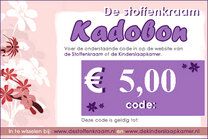-Kadobon 5 euro - Kadobon 5 euro
