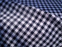 -Katoen stof - Boerenbont ruit (1 cm) - donkerblauw - 5635-008 - Katoen stof - Boerenbont ruit (1 cm) - donkerblauw - 5635-008