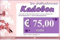 -Kadobon 75 euro - Kadobon 75 euro