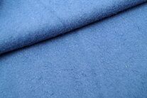 -Fleece stof - katoen - middenblauw - 0233-003 - Fleece stof - katoen - middenblauw - 0233-003