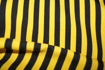 -Texture stof - gestreept smal - geel/zwart - 3056 - Texture stof - gestreept smal - geel/zwart - 3056