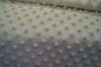 -Polyester stof - Fur nicky Dot off-white (minky - stof) - 3347-051 - Polyester stof - Fur nicky Dot off-white (minky - stof) - 3347-051