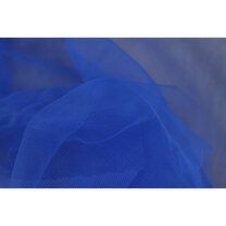 -Tule stof - breed - kobaltblauw - 4700-010 - Tule stof - breed - kobaltblauw - 4700-010