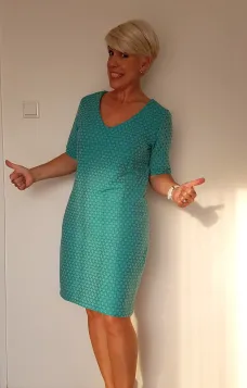V-hals jurk