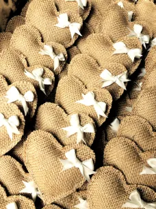 Jute corsages