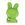 Kinderknoop konijn groen 5603-1-547 - Kinderknoop konijn groen 5603-1-547
