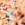 Viscose stof - bloemen - oranje - 20642-580 - Viscose stof - bloemen - oranje - 20642-580