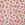 Stretch stof - bloemen - lichtblauw oranje - 310192-30 - Stretch stof - bloemen - lichtblauw oranje - 310192-30