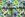 Tricot stof - digitaal bloemen - groen blauw - 23059-09 - Tricot stof - digitaal bloemen - groen blauw - 23059-09