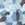 Katoen stof - abstract - blauw multi - 21103-650 - Katoen stof - abstract - blauw multi - 21103-650