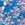 Tricot stof - bloemen - blauw - 21116-005 - Tricot stof - bloemen - blauw - 21116-005