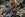 Polyesterstoff - Gobelin - Blumen - schwarz - 3452-001 - Polyesterstoff - Gobelin - Blumen - schwarz - 3452-001