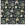 Katoen stof - batik - voile - bloemen - donkerblauw - 23346-006 - Katoen stof - batik - voile - bloemen - donkerblauw - 23346-006
