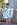Badhanddoek stof - digitaal haaien - lichtblauw - 23888-003 - Badhanddoek stof - digitaal haaien - lichtblauw - 23888-003