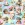 Tricot stof - digitaal summer cats - multie - 50142-001 - Tricot stof - digitaal summer cats - multie - 50142-001