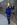 Paillettenstof stof - fluweel pailletten - kobalt - 14000-005 - Paillettenstof stof - fluweel pailletten - kobalt - 14000-005