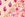 Doorgestikte stof - mousseline gewatteerd - 2-zijdig - abstract & bloemen - lichtroze multi - 23279-011 - Doorgestikte stof - mousseline gewatteerd - 2-zijdig - abstract & bloemen - lichtroze multi - 23279-011